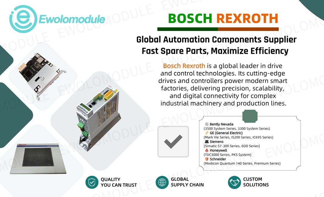 Bosch Rexroth VT-HNC100.C-30/P-S-00/000: کنترل محور دیجیتال نهایی برای درایوهای هیدرومکانیکی پیشرفته